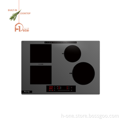 WIFI Control 76cm 4 Burners 7200W 220V Induction Cooker with Tuya APP